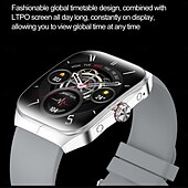 Χαμηλού Κόστους Smartwatch-HK80 Εξυπνο ρολόι 1.95 inch Έξυπνο ρολόι Bluetooth Χρονόμετρο Υπενθύμιση Κλήσης Συσκευή Παρακολούθησης Καρδιακού Παλμού καθιστική υπενθύμιση Βρες τη Συσκευή Μου Συμβατό με Android iOS IP68 Γυναικεία