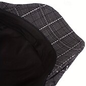 economico Cappelli-berretto a quadri alla moda da uomo e da donna - ripiegabile, lavabile a mano, autunnale &amp;berretto alla moda primaverile, berretto alla moda autunnale con motivo a quadri, berretto ripiegabile