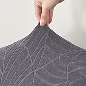 baratos Capa para Cadeira de Jantar-Capa protetora para assento de cadeira jacquard à prova d&#039;água de 1/4/6 peças, protetora de assento elástica e removível, capa antiderrapante e lavável para cadeiras de jantar, cozinha, escritório e
