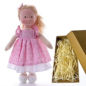 preiswerte Puppen-Waldorfpuppe mit Baumwollkörper, Künstlerpuppe, handgefertigte Mini-Anziehpuppe, DIY-Halloween-Geschenkbox, Verpackung, Segen (ausgenommen Kleintierzubehör) für Weihnachtsgeschenke