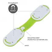 cheap Camping Equipment-Portable Mini LED Collar Clip Lamp - Hands-Free Light for Camping &amp; Hiking