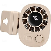 halpa lämmitys &amp; jäähdytys-USB-ladattava tehokas jäähdytystuuletin nopea pöytäklipsituuletin puettava vyötärötuuletin 100 nopeusasetuksella portaaton säätö ulkokäyttöön ja toimistokäyttöön