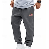 economico Pantaloni della tuta-Per uomo Pantaloni da tuta Joggers Pantaloni Pantaloni casual Pantaloni da corsa Elastico in vita Coulisse Semplice Comodità Lunghezza intera All&#039;aperto Casuale Quotidiano Moda Stile Classico Nero