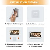 cheap Waterproof Phone Pouch-360 Rotatable Retractable Adjustable Shower Phone Case HolderAnti-fog HD &amp; sensitive screen Wall Mounted Phone Holder for Bathroom Mirror Bathtub KitchenShower Accessories for 4-7 Phones