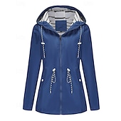 cheap Outdoor Jackets-Women&#039;s Windbreaker Softshell Jacket Hiking Jacket Outdoor Waterproof Windproof Hiking Outfits Hiking Clothes Spring Autumn / Fall Top Camping / Hiking / Caving Running Black Yellow Pink