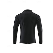 abordables Camisetas y Tops de Correr-Hombre Camisa de entrenamiento Top para correr Cremallera de un cuarto Manga Larga Camiseta Otoño UPF 50 Secado rápido Ligero Dispersor de humedad Pesca Senderismo Corriendo Ropa de deporte Ropa de