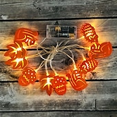 cheap Halloween Lights-Pinecone Squirrel Hedgehog Maple Leaf Shaped Light String Bedroom Living Room Decorative Light Festival Party Decoration Atmosphere Light Battery Box Power Supply 1.5m String Lights 10 LEDs   1 set
