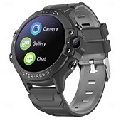 Недорогие Смарт-часы-K55H Умные часы 1.28 дюймовый Смарт Часы Bluetooth Таймер Напоминание о звонке Датчик для отслеживания сна Пульсомер Сидячий Напоминание Совместим с Android iOS IP68 Дети GPS