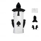 tanie Kostiumy męskie-Alice in Wonderland Bajka Żołnierze kart do gry Kostium Cosplay Kostium Onesie Postacie z bajek Cosplay Kostiumy z filmów for Męskie Damskie Dla chłopców Dla dzieci Dla dorosłych Halloween Karnawa