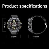 levne Chytré hodinky-P888 Chytré hodinky 1.508 inch Inteligentní hodinky Bluetooth 4G Krokoměr Záznamník hovorů Sledování aktivity Kompatibilní s Android iOS Muži GPS Dlouhá životnost na nabití Voděodolné IP68 22mm