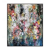 preiswerte Ölgemälde-handgemachtes Ölgemälde auf Leinwand, Wandkunst, Dekoration, modernes dickes Öl, abstrakt für die Inneneinrichtung, gerollt, rahmenlos, ungedehntes Gemälde
