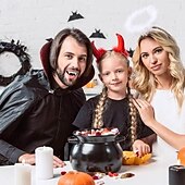 preiswerte Halloween-Maske &amp; Requisiten-Einziehbare Vampirzähne für Halloween, realistische Vampirzähne für Cosplay, Requisiten für Zombiekostümpartys für Erwachsene und Kinder, gruseliges Dracula-Gebiss für die Halloween-Maskenball-Verkleidung