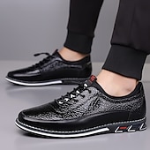 abordables Baskets-Baskets décontractées en similicuir texturé pour homme – chaussures à lacets légères pour la marche quotidienne, les voyages et le style urbain du week-end