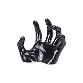 levne Halloweenové závěsné a stolní dekorace-3 ks halloweenské nástěnné dekorace strašidelné ruce držák na svíčky závěsný háček kolekce strašidelný duch ruka úložná police dekorace