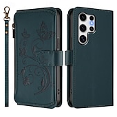Недорогие Чехлы для Samsung-Чехол для телефона Samsung Galaxy S24 S23 S22 S21 Ultra Plus A55 A35 A25 A15 5G A54 A34 A14 A73 A53 A33 A23 A13 A72 A52 A42 A32 A22 A12 A02, чехол-кошелек с подставкой-держателем, на молнии, защитный