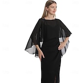voordelige Cape-capelets voor vrouwen chiffon capes sjaals en omslagdoeken voor avondjurken bruiloft capes cover-up