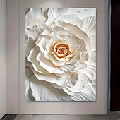billiga Botaniska tryck-modern blommig canvastavla ramlös väggdekoration för vardagsrum och sovrum eleganta vita blommor posters