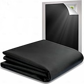 billige Blackout -gardin-Bærbare mørkleggingsgardiner, 420d oxfordstoff, helmørkleggende solskjerm, lysblokkerende vindusgardiner til reise, hjem eller kontor, selvklebende