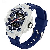 abordables Relojes digitales-SANDA Mujer Hombre Reloj Digital Al Aire Libre Deportes Moda Reloj Casual Luminoso Calendario Fecha Semana IMPERMEABLE Silicona Reloj