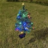 cheap Decorative Lights-Solar Christmas Tree 1 Pack, Lights Decorations, Outdoor Waterproof Christmas Decorations Tree Lights for Garden/Patio/Lawn/Yard, Ornament