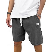 economico Pantaloncini casual-Per uomo Shorts Pantaloncini Estivi Pantaloncini casual Pantaloncini di velluto a coste Tasca Elastico in vita Coulisse Semplice Comodità Traspirante Corto All&#039;aperto Vacanza Canotta sportiva Casual