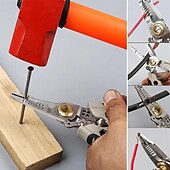 abordables Outillage à main-Pince à dénuder 16 en 1 pour électriciens, outil de pince multifonction pour couper, dénuder, tordre, sertir, câble, outil électrique à main de qualité industrielle