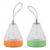 abordables Lampes et abat-jour-Veilleuse RVB moderne avec 7 couleurs réglables, veilleuse décorative portable pour chambre, salon, camping