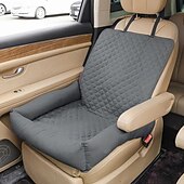 billige Autoelektroniikka-slitesterkt bilsetetrekk til hund - vanntett polyester kjæledyrrede for passasjersetet foran, komfortabel hengekøye for valper med solide stropper, reisetilbehør til kjæledyr, sikkert setetrekk til
