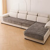 baratos Cortinas &amp; Cortinados-Capas de sofá de flanela acolchoada, protetores de móveis macios e duráveis, adequados para todas as estações, adequados para cães e gatos, laváveis à máquina, adequados para quarto, sala de estar,