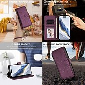 お買い得  iPhone用ケース-電話 ケース 用途 iPhone 16 Pro Max プラス iPhone 16 iPhone 15 14 Pro Max Plus iPhone 16e iPhone 13 Pro Max Mini iPhone 13 Mini バックカバー スタンド付き 全身保護 リストストラップ付き レトロ風 TPU PUレザー
