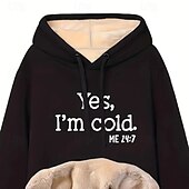 olcso Béléses pulóverek-Női Pulóver Hoodie pulóver Szöveg Utcai sikk Alkalmi Hosszú ujj Kapucni Normál felsők Utca Szabadság Nyomtatott Fekete Ősz Tél