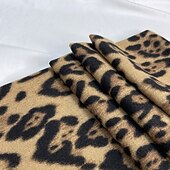 levne Dámské velké šály a přehozy-Dámské Obdélníkový šátek ulice Denní Rande Šedá Žlutá Khaki ŠÁLA Leopard