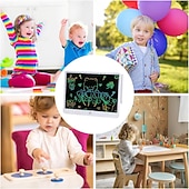 halpa Koristevalot-11,5 tuuman LCD-kirjoitusalusta, piirustuslauta, teini-ikäisille tytöille ja pojille, 8-vuotiaille ja sitä vanhemmille, syntymäpäivälahjat kaikille ikäryhmille, pyyhittävä kirjoitusalusta