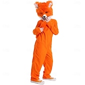 levne Chlapecké kostýmy-Zvířata Pohádka Liška Maska Kostým Onesie Postavy z pohádek Roztomilý Filmové kostýmy for Chlapecké Dívčí Dětské předvečer Všech svatých Karneval Světový den knihy Výkon Vzdělávací převlékán