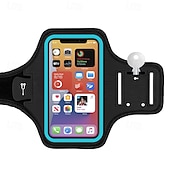 お買い得  ランニングバッグ-アームバンドケース ランニングアームバンド iPhone用ランニングホルダー のために マラソン ジョギング ランニング スポーツバッグ タッチスクリーン 耐水 反射ストリップ タクテル 男性用 女性用 ランニングバッグ