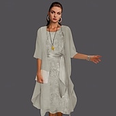 cheap Mother&#039;s Wraps-Solid Shawls Coat Jacket Women&#039;s Wrap Mother&#039;s Wedding Guest Wraps Ladies Elegant Half Sleeve Chiffon Wraps With Pure Color For Evening Party Spring &amp;  Fall dress to impress