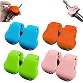 abordables Fournitures pour la maison-Lot de 2 supports de canne à pêche multifonctions, portables, pour la plage, avec sangle élastique pour un transport sécurisé et sans enchevêtrement