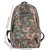 cheap College Backpacks-Women's Boho Floral Tapestry Backpack, Vintage Butterfly Print School Bag with Large Capacity for College, Travel, Festivals and Everyday Use