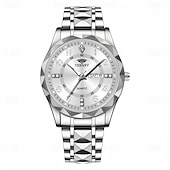 cheap Quartz Watches-Men&#039;s Quartz Watch High-definition Scratch Resistant Rhinestone Decorated Digital Circular Dial Night Light Display Date Calendar Multifunctional Fully Automatic Watch Birthday and Holiday Gift