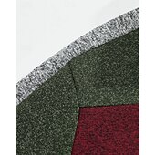 preiswerte Lässige Jacken-Herren Freizeitjacke Collegejacke Urlaub Täglich Atmungsaktiv Tasche Frühling Herbst Farbblock Mode Klassisch Stehkragen Regulär Schwarz Rote Grün Hellgrau Dunkelgray Jacken