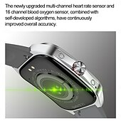 Χαμηλού Κόστους Smartwatch-HK80 Εξυπνο ρολόι 1.95 inch Έξυπνο ρολόι Bluetooth Χρονόμετρο Υπενθύμιση Κλήσης Συσκευή Παρακολούθησης Καρδιακού Παλμού καθιστική υπενθύμιση Βρες τη Συσκευή Μου Συμβατό με Android iOS IP68 Γυναικεία