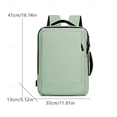 preiswerte College-Rucksäcke-Schlanker Unisex-Laptop-Rucksack für Schule und Büro – minimalistischer, wasserdichter Business-Tagesrucksack mit mehreren Fächern für Studenten und Berufstätige