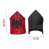 cheap Masks-Mask Arm Guards Spider Superhero Half Face Kid's Unisex Boys' Halloween Carnival Party Performance Dress Up