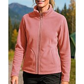economico Fleece &amp; Giacche 3 in 1-Per donna Giacca da esterno Giacca da escursionismo Giacca in Pile Giacca convertibile Pile Inverno All&#039;aperto Calore Termico Top Rosa Viola Rosso rosa Grigio