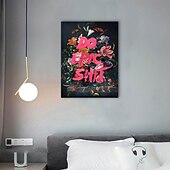 billiga Tryck-tryckmålning 1 st oramad kanvas väggkonst &#039;do epic shit&#039; poster estetisk heminredning idealisk present till vänner perfekt för vardagsrum sovrum kontor bar väggdekor perfekt för rumsinredning