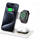 preiswerte bohrer zubehör-Faltbare 3-in-1-Ladestation für Apple-Produkte, schneller kabelloser Reise-Dock-Adapter für iPhone 16/15/14/13/12/11/x/xs, für iWatch 10/9/8/7/ultra2/ultra/se, für Airpods 4/3/2/pro/2