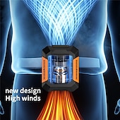 Ventilateur de taille suspendu pour camping en plein air, spécial, haute puissance éolienne, portable, mobile, USB, batterie externe, clip abordables Ventilateurs-Ventilateur de taille suspendu pour camping en plein air, spécial, haute puissance éolienne, portable, mobile, USB, batterie externe, clip