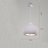 economico Luci Isola cucina-Lampadario a sospensione in metallo in stile moderno, paralume per lampada a sospensione con personalità creativa, apparecchi di illuminazione per la decorazione della camera da letto e del soggiorno