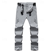 halpa Pohjat-Miesten Reisitaskuhousut Vaellushousut Sadehousut retkeilyyn Fleece-housut Talvi Ulko- Normaali Vedenkestävä Tuulenkestävä Nopea kuivuminen Alaosat Tasku Musta Tumman harmaa Retkeily ja vaellus Juoksu