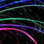 economico elettrodomestici-Frusta ottica a LED ricaricabile tramite USB, girevole a 360°, multicolore, discoteca, RGB, danzante, luminosa, scintillante, flusso, stringa